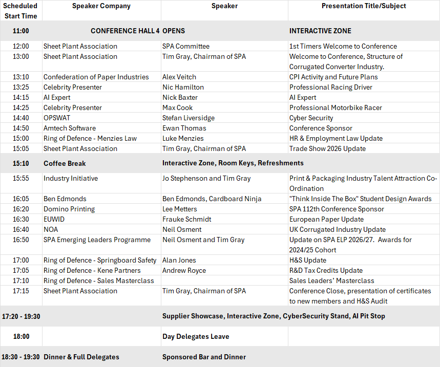 SPA 113th Conference Final Agenda