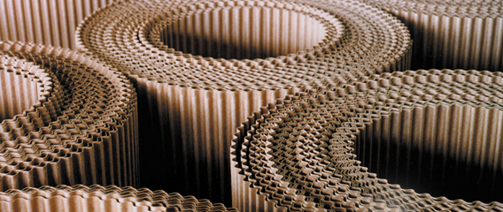 Rolls of corugated sheet