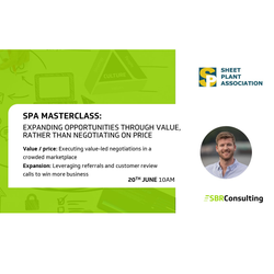 SPA Sales Masterclass - Expanding opportunities through value, rather than negotiating on price - SPA Members Only