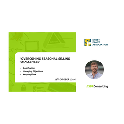 SPA Member Sales Masterclass - Overcoming Seasonal Selling Challenges