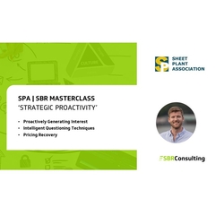 SPA Sales Masterclass - "Strategic Proactivity" - Tuesday 2nd July
