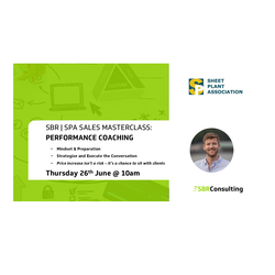 SPA Sales Masterclass - "Performance Coaching" - Thursday 26th June