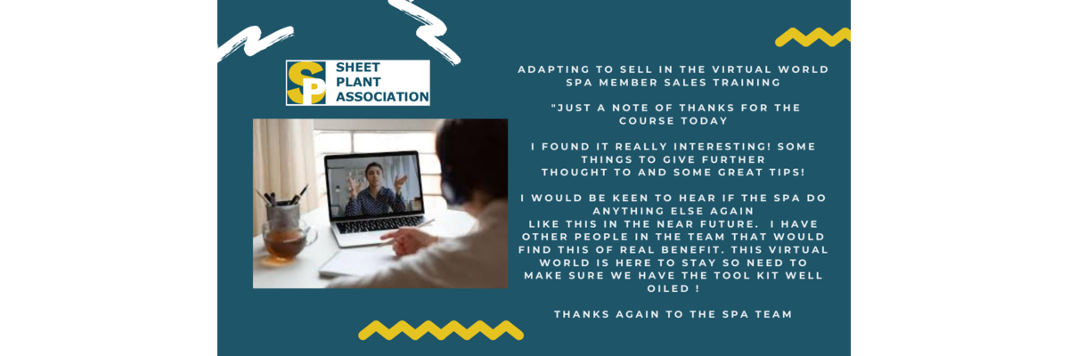 Sales Training Workshop - Adapting to Sell in the Virtual World