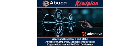 Abaca and Kiwiplan, a part of the Advantive Companies, sponsors Inspirational Keynote Speaker at SPA 110th Conference