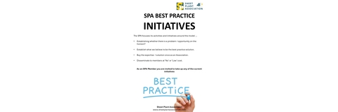 What Are SPA Member Initiatives?