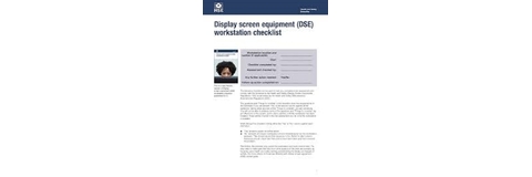 Working safely with display screen equipment